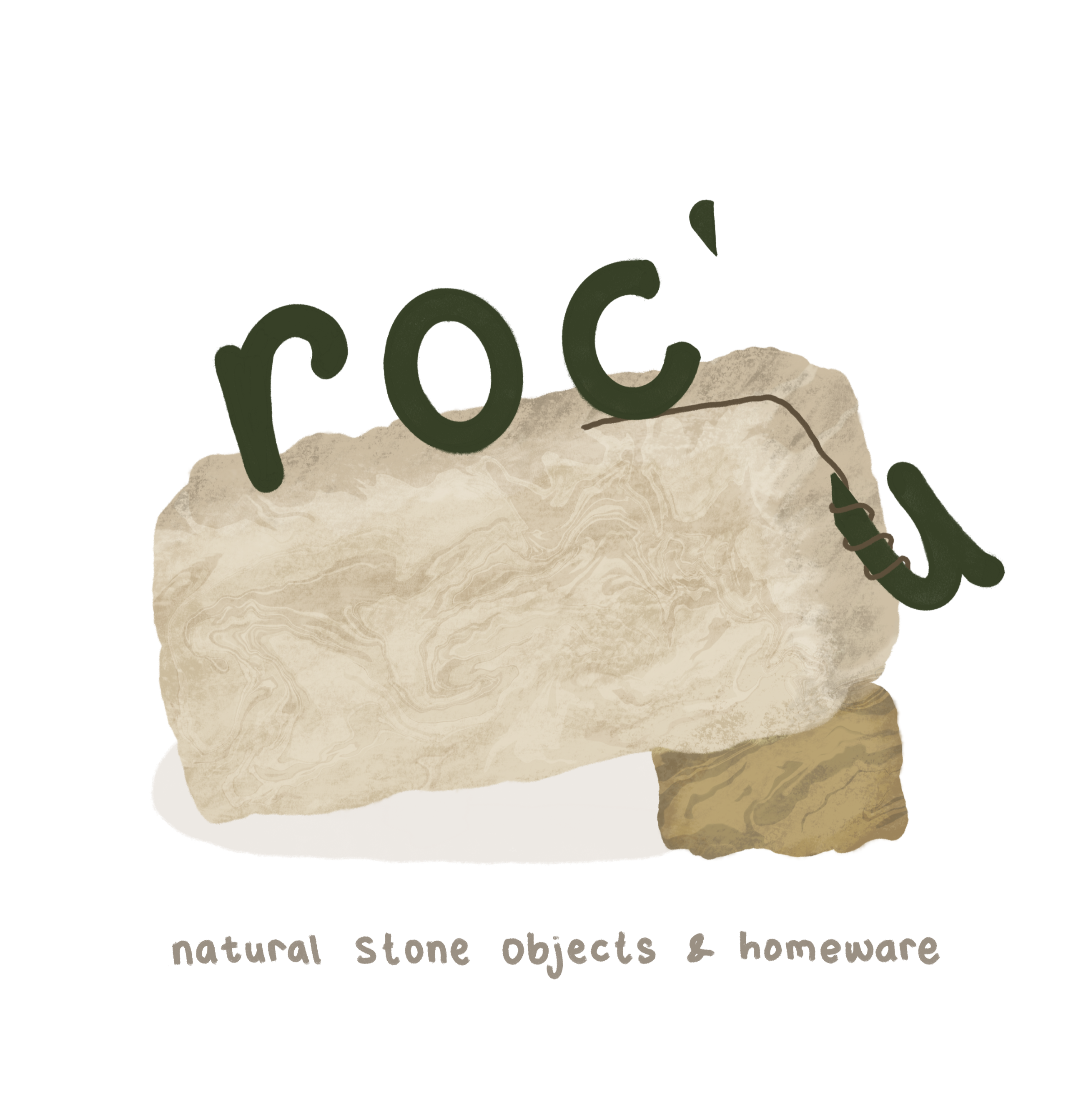 ROC'U natural stone objects and homeware collection